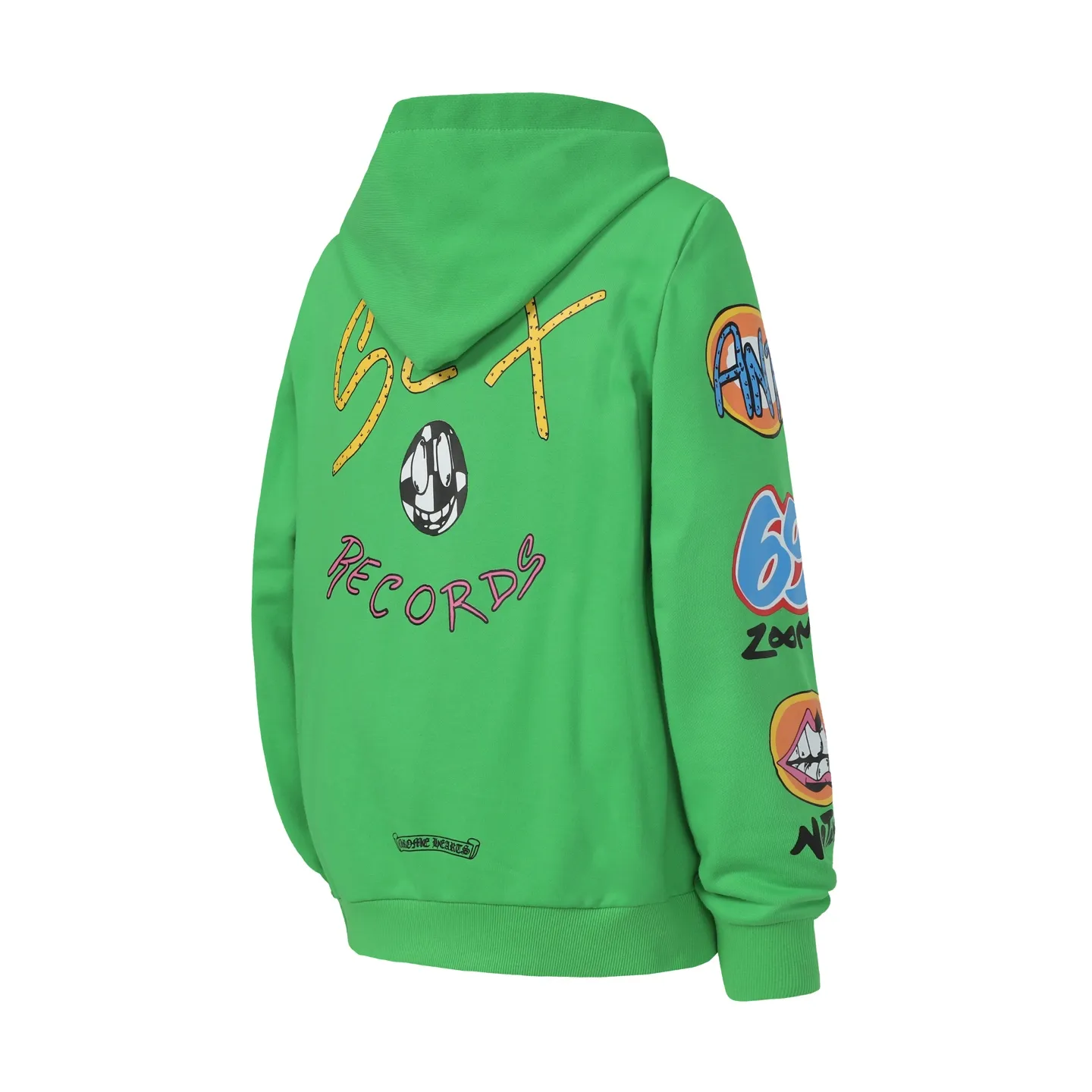 P240 Cross-border quantity model. Those who pursue quality, please do not place an order. -Chrome Hearts/Chrome Hearts 23ss graffiti spoof printed hooded sweatshirt -High weight, high density and high quality. The wool is soft, delicate and skin-friendly. It feels soft and silky. It has excellent warmth and skin-friendly properties.